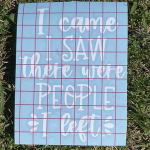 Introvert Life Vinyl Window Decal